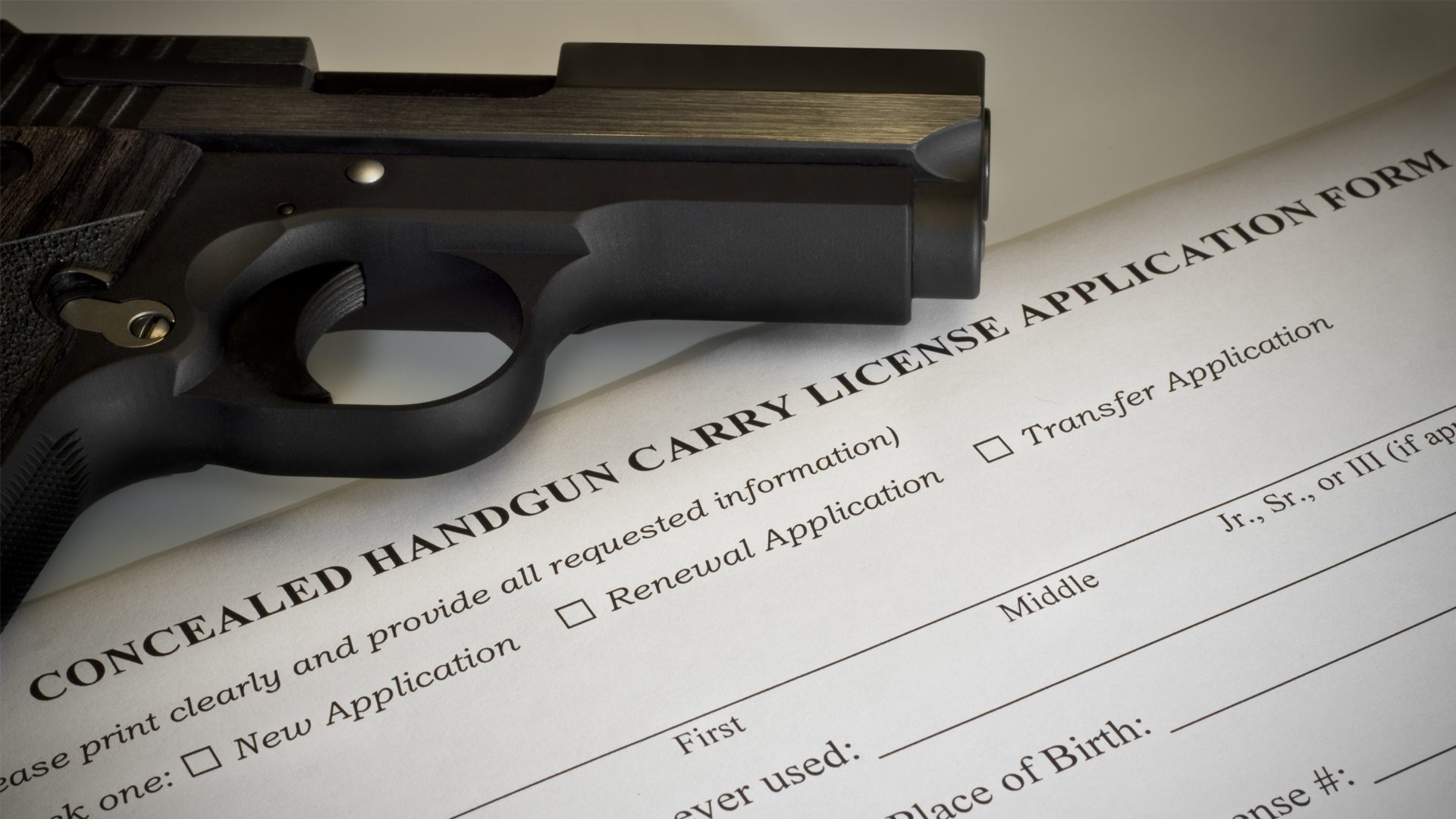 concealed carry license application for michigan