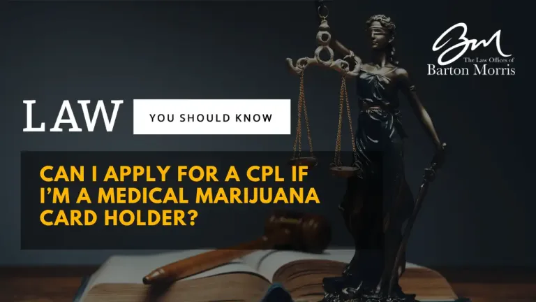 Can I Apply for a CPL If I’m A Medical Marijuana Card Holder? Can I Apply for a CPL If I’m A Medical Marijuana Card Holder?