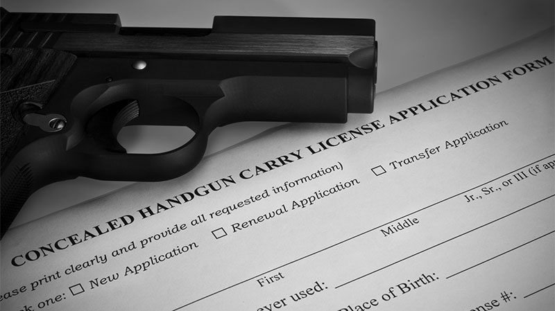 application for concealed weapon close up of michigan concealed gun carry license application